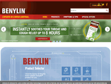 Tablet Screenshot of benylin.ca